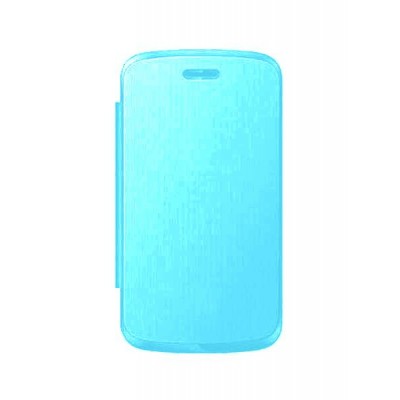 Flip Cover For Celkon A403 Cyan By - Maxbhi.com
