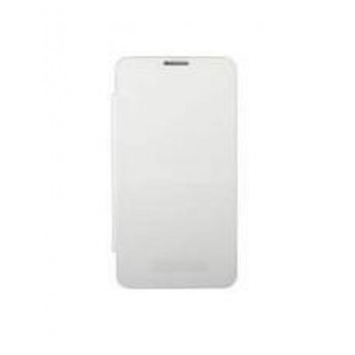 Flip Cover For Karbonn Kt82 White By - Maxbhi.com