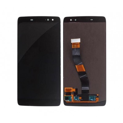 Lcd With Touch Screen For Alcatel Idol 4s Black By - Maxbhi Com