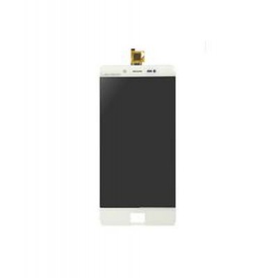 Lcd With Touch Screen For Leagoo Elite 1 White By - Maxbhi.com