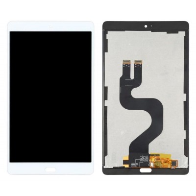 Lcd With Touch Screen For Huawei Mediapad M3 32gb Lte Silver By - Maxbhi Com