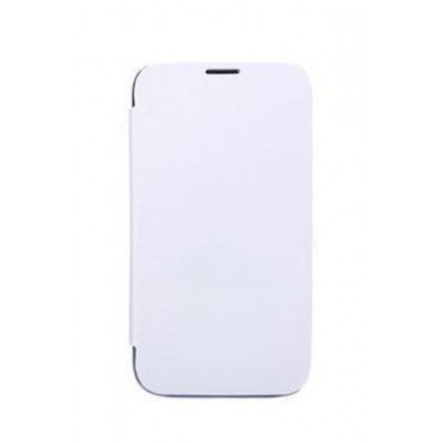 Flip Cover For Alpha Feather White By - Maxbhi.com