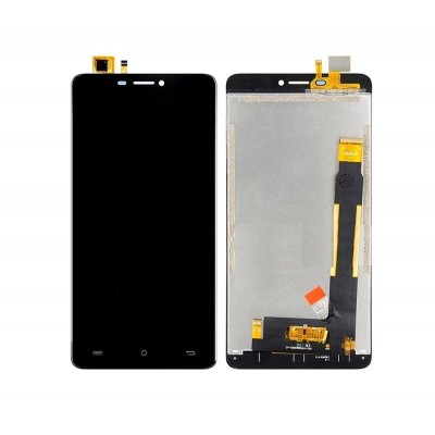 Lcd With Touch Screen For Cubot Max Yellow By - Maxbhi Com