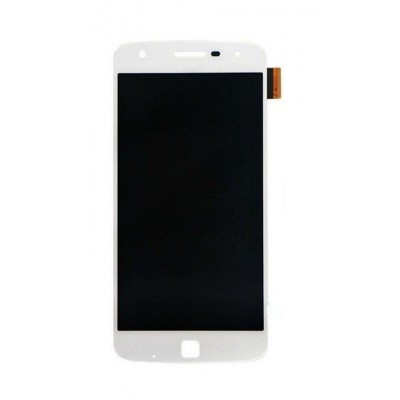 Lcd With Touch Screen For Moto Z 32gb White By - Maxbhi.com