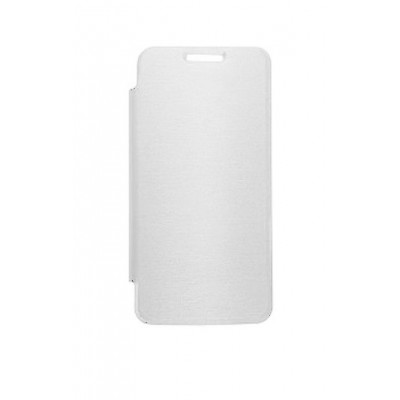 Flip Cover For Celkon Ar40 Rahmanishq White By - Maxbhi.com