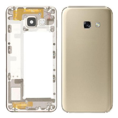 Full Body Housing For Samsung Galaxy A3 2017 Gold - Maxbhi Com