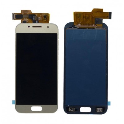Lcd With Touch Screen For Samsung Galaxy A3 2017 Gold By - Maxbhi Com