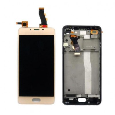 Lcd With Touch Screen For Meizu U10 Gold By - Maxbhi Com