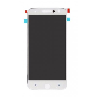Lcd With Touch Screen For Moto Z Force 32gb White By - Maxbhi.com