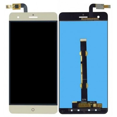 Lcd With Touch Screen For Zte Blade V7 Max Rose Gold By - Maxbhi Com