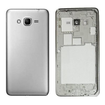 Full Body Housing For Samsung Galaxy Grand Prime Plus Silver - Maxbhi Com