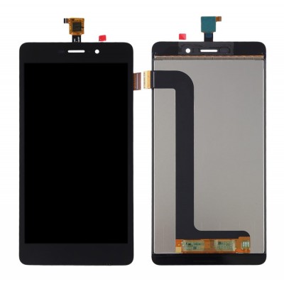 Lcd With Touch Screen For Wiko Pulp Fab 4g Black By - Maxbhi Com