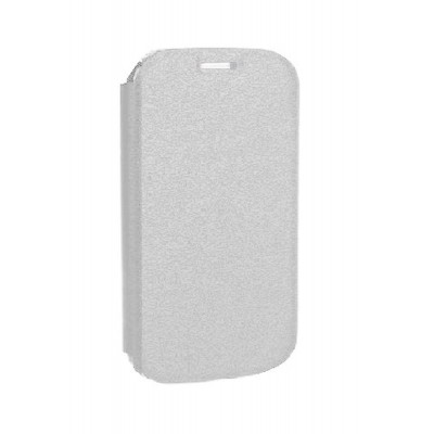 Flip Cover For Celkon A10 Campus White By - Maxbhi.com