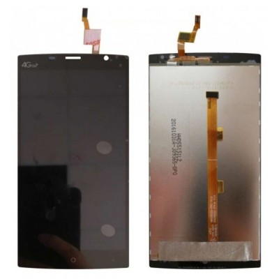 Lcd With Touch Screen For Leagoo Elite 5 White By - Maxbhi Com