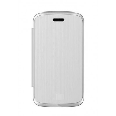 Flip Cover For Intex Aqua G2 White By - Maxbhi.com