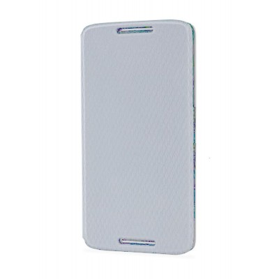 Flip Cover For Motorola Moto X Wood Back White By - Maxbhi.com