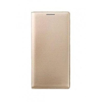 Flip Cover For Xiaomi Redmi 3s Plus Gold By - Maxbhi.com