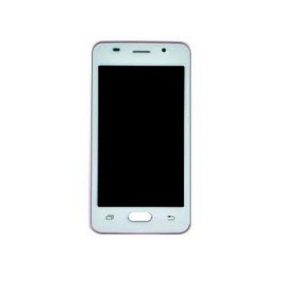 Lcd With Touch Screen For Microkey E12 White By - Maxbhi.com