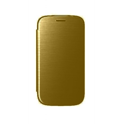 Flip Cover For Zen Admire Glam Gold By - Maxbhi.com