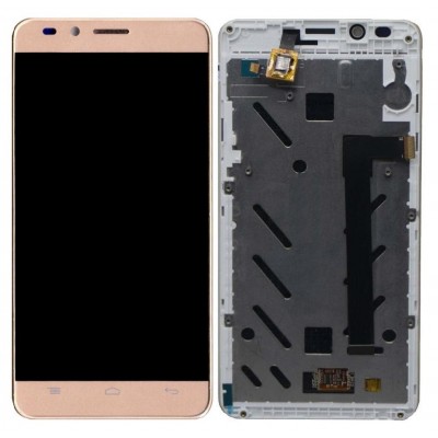 Lcd With Touch Screen For Intex Aqua Craze Ii Champagne By - Maxbhi Com
