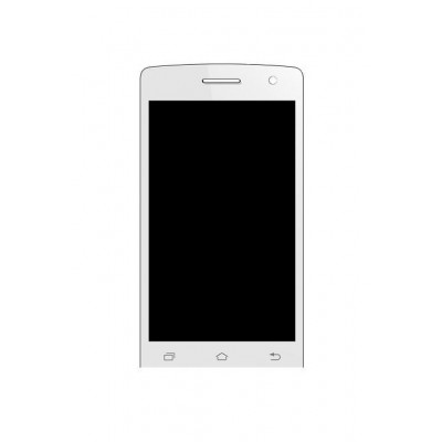 Lcd With Touch Screen For Hitech S430 Amaze White By - Maxbhi.com