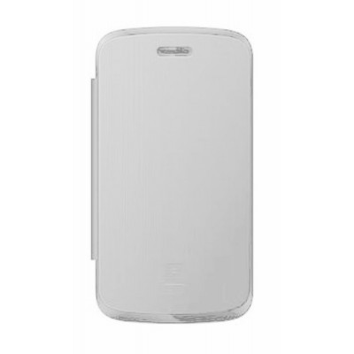 Flip Cover For Iball Andi 4d White By - Maxbhi.com