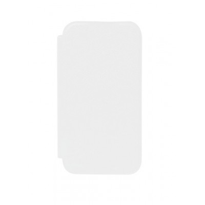 Flip Cover For Qmobile W1 White By - Maxbhi.com