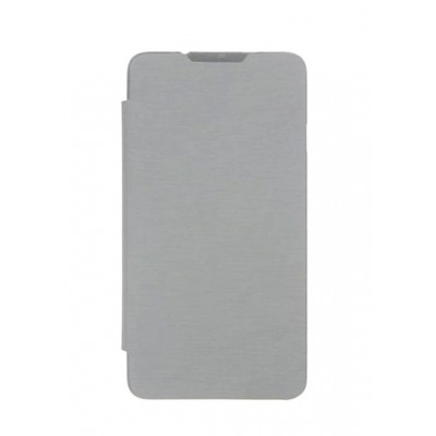Flip Cover For Alcatel Flash Plus 2 32gb Silver By - Maxbhi.com