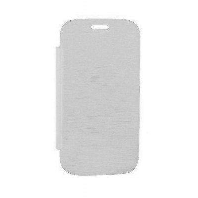 Flip Cover For Micromax Unite 4 Silver By - Maxbhi.com