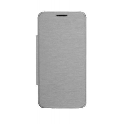 Flip Cover For Alcatel One Touch Idol S Grey By - Maxbhi.com