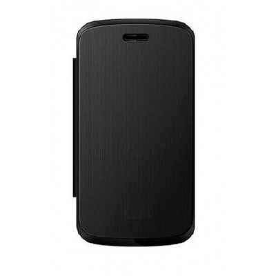 Flip Cover For Celkon Campus A10 Black By - Maxbhi.com
