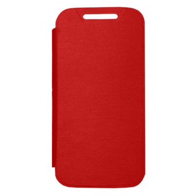 Flip Cover For Moto G4 32gb Red By - Maxbhi.com