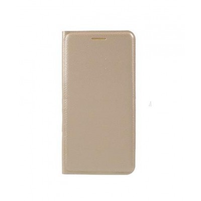Flip Cover For Samsung Galaxy J5 2017 Gold By - Maxbhi.com