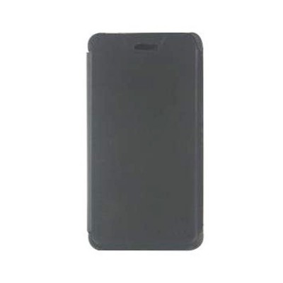 Flip Cover For Intex Aqua 4g Strong 1gb Ram Grey By - Maxbhi.com