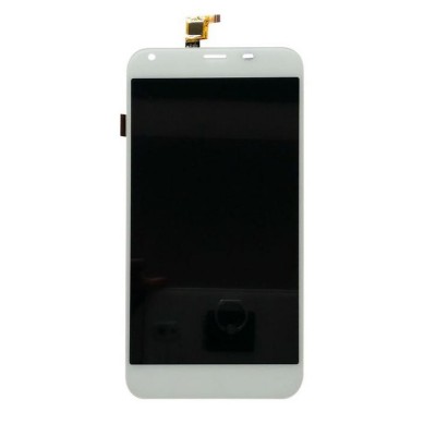 Lcd With Touch Screen For Archos 55 Helium White By - Maxbhi.com