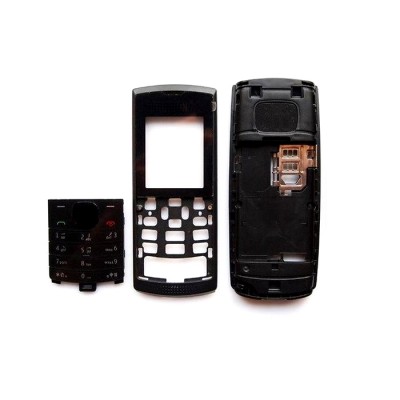 Full Body Housing For Nokia X101 Black Red - Maxbhi Com