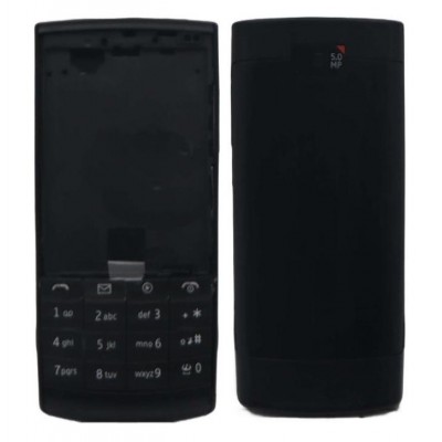 Full Body Housing For Nokia X302 Touch And Type Black - Maxbhi Com