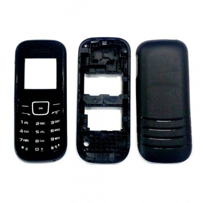 Full Body Housing For Samsung E1200 Pusha Black - Maxbhi.com