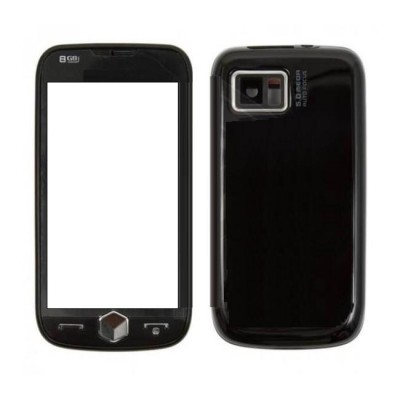 Full Body Housing For Samsung I8000 Omnia Ii Black - Maxbhi Com
