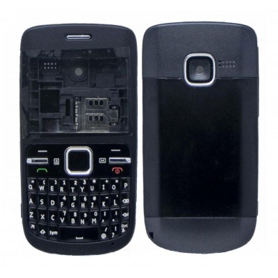 Full Body Panel For Nokia C300 Black - Maxbhi Com