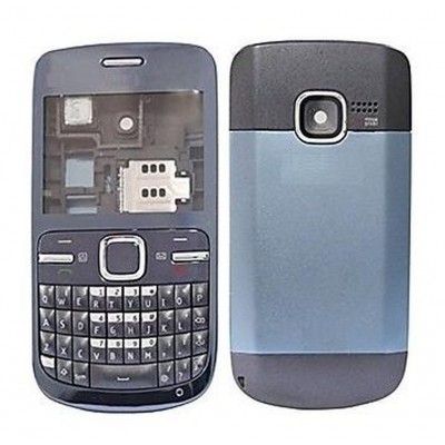 Full Body Panel For Nokia C300 Blue - Maxbhi.com