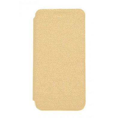 Flip Cover For Intex Aqua Q8 Champagne By - Maxbhi.com
