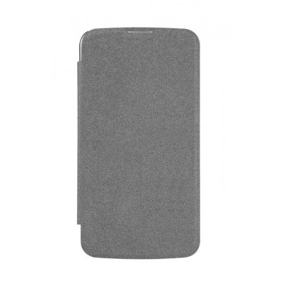 Flip Cover For Intex Aqua Virturbo Grey By - Maxbhi.com