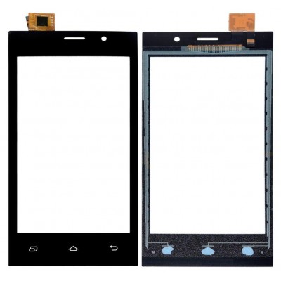 Touch Screen Digitizer For Intex Aqua Virturbo Champagne By - Maxbhi Com