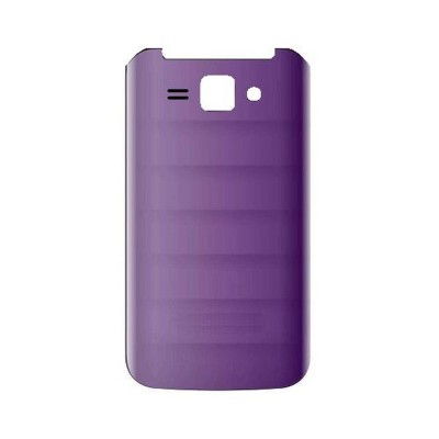 Back Panel Cover For Ismart Is204 Flip Purple - Maxbhi.com
