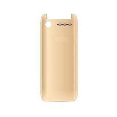 Back Panel Cover For Ziox S337 Plus Black Gold - Maxbhi.com