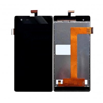 Lcd With Touch Screen For Infinix Hot 2 Gold By - Maxbhi Com