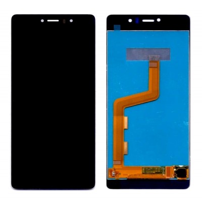 Lcd With Touch Screen For Lyf Water 1 Black By - Maxbhi Com