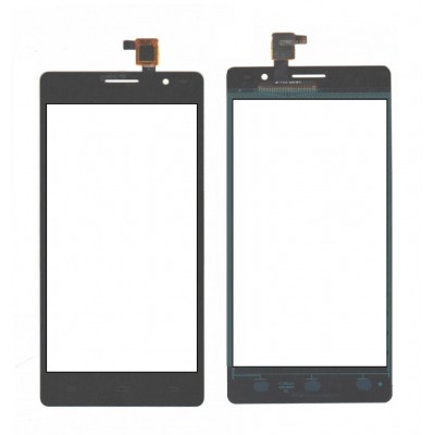 Touch Screen Digitizer For Intex Aqua Power Hd 4g Black By - Maxbhi Com