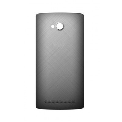 Back Panel Cover For Intex Aqua Classic Black - Maxbhi.com